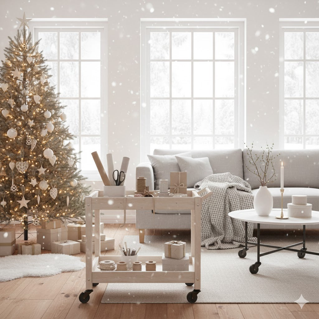 Holiday Prep Made Easier: Why Mobile Furniture Eliminates 90% of Christmas Layout Stress