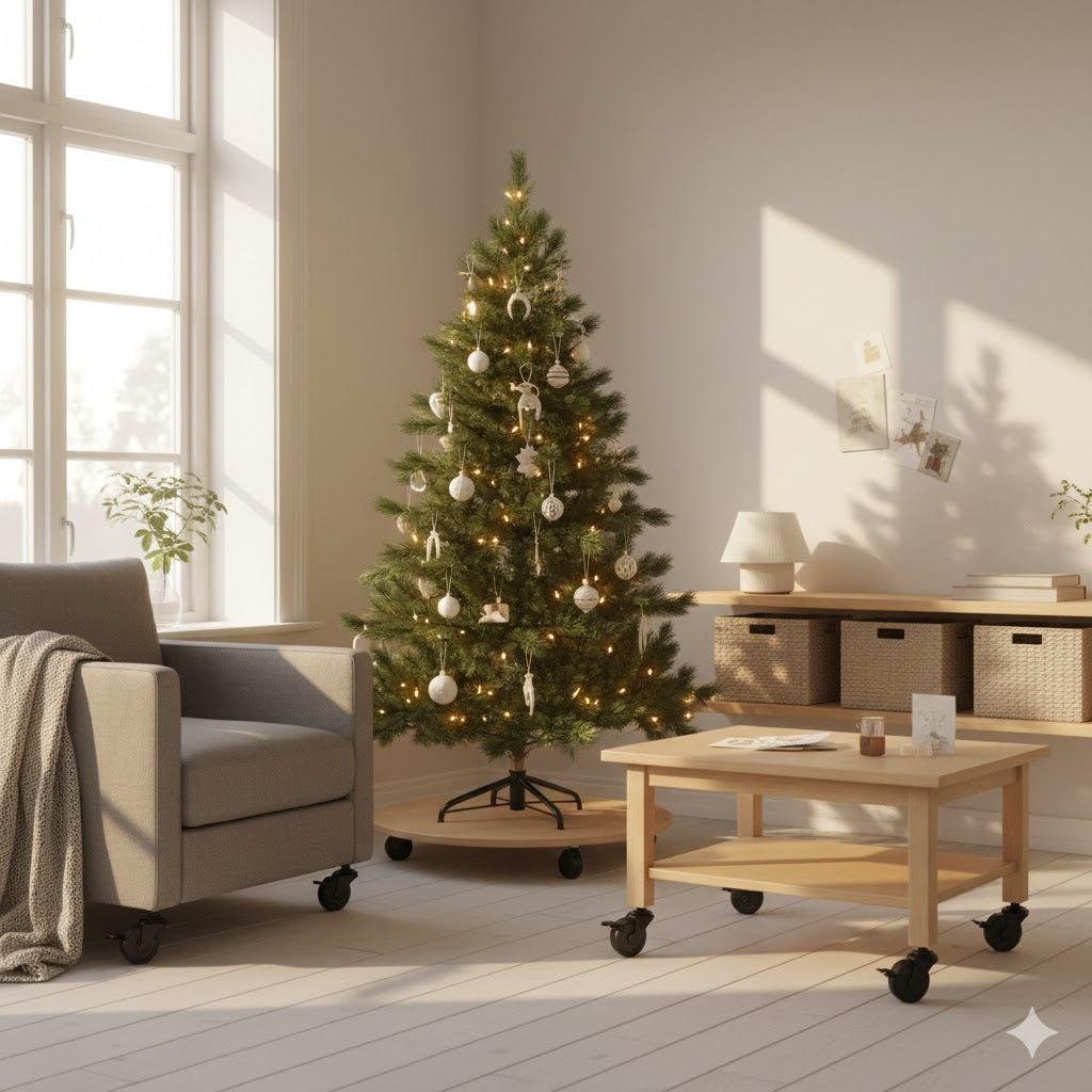 Christmas Tree Decorations Ideas for Small Apartments (Space-Saving & Mobile Setup)
