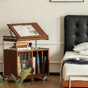 2 in Clear Furniture Plate Casters with Brake