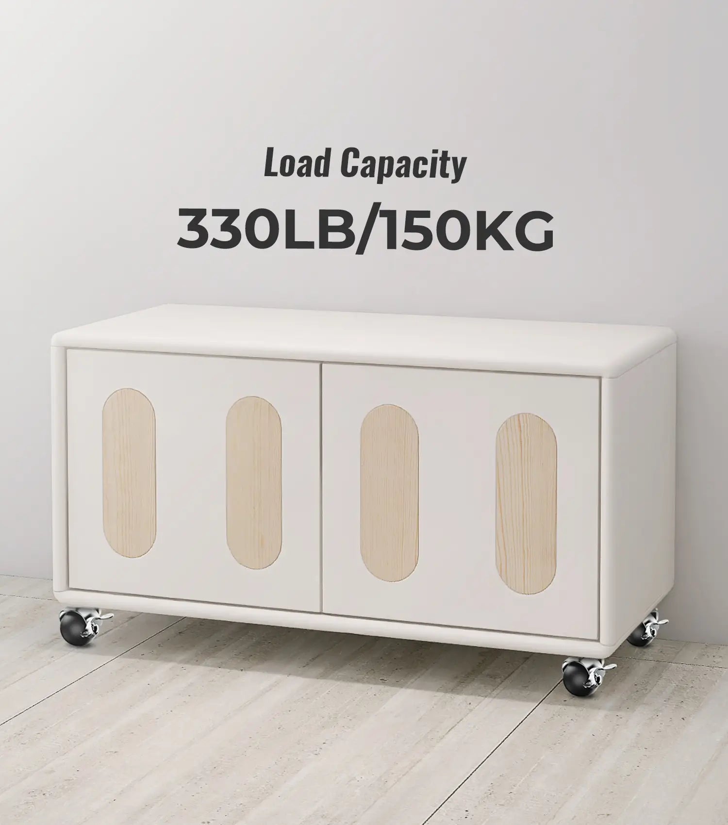 ball caster grip ring stem load capacity 330 lb, chrome