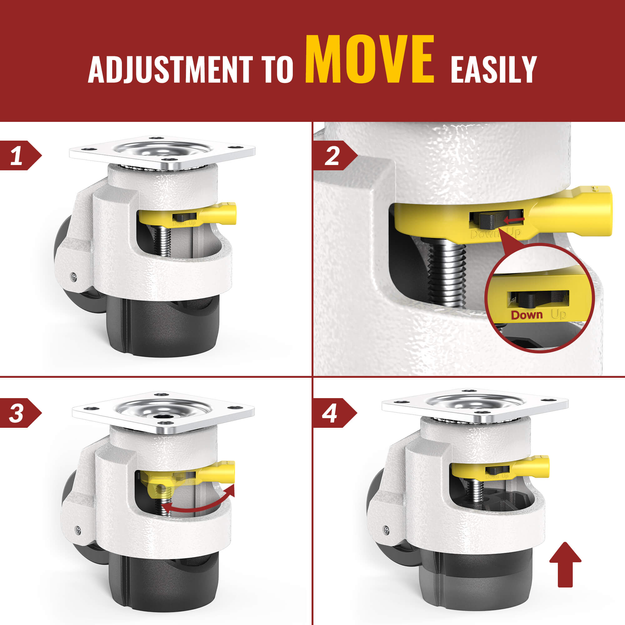 Leveling Casters 100