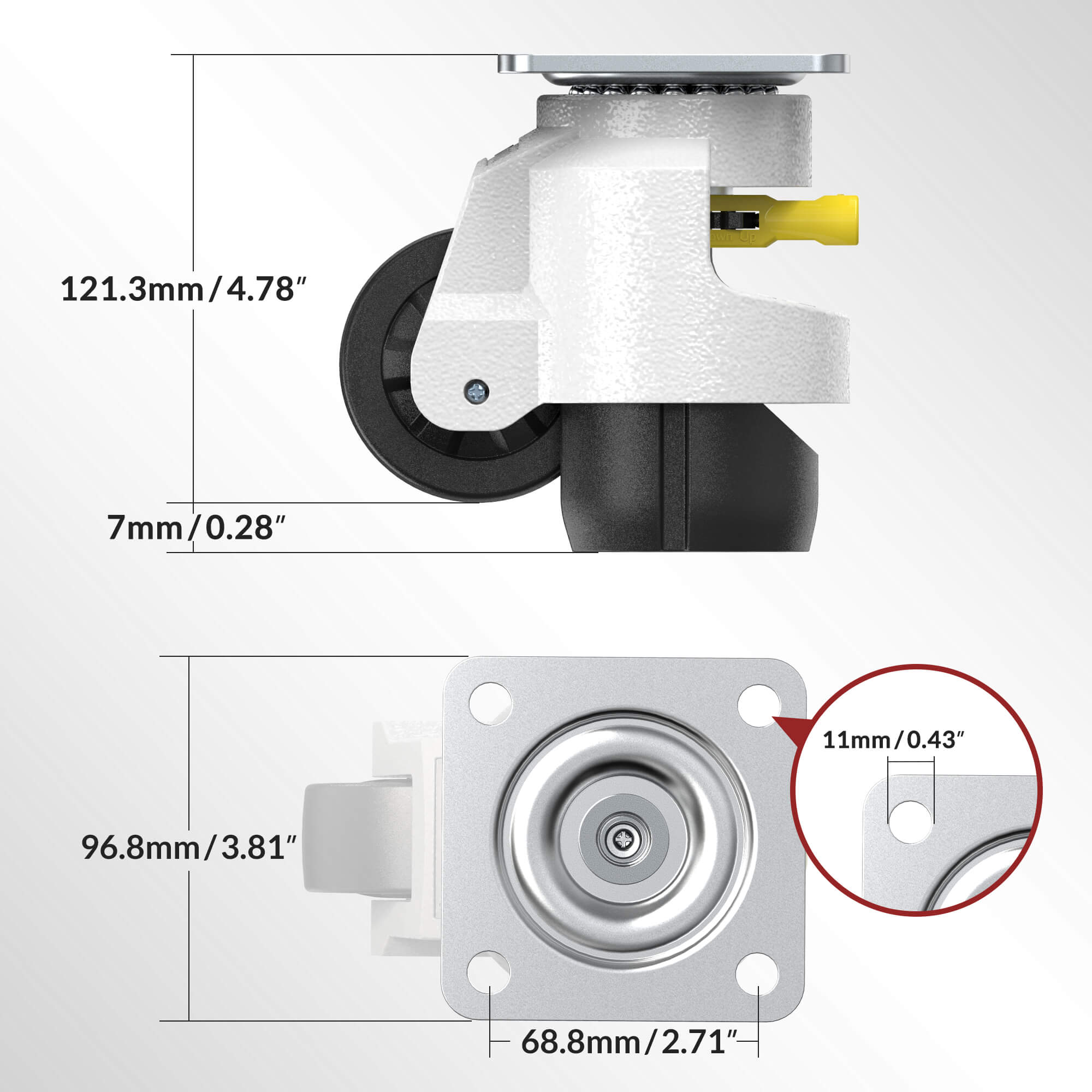 Leveling Casters 100