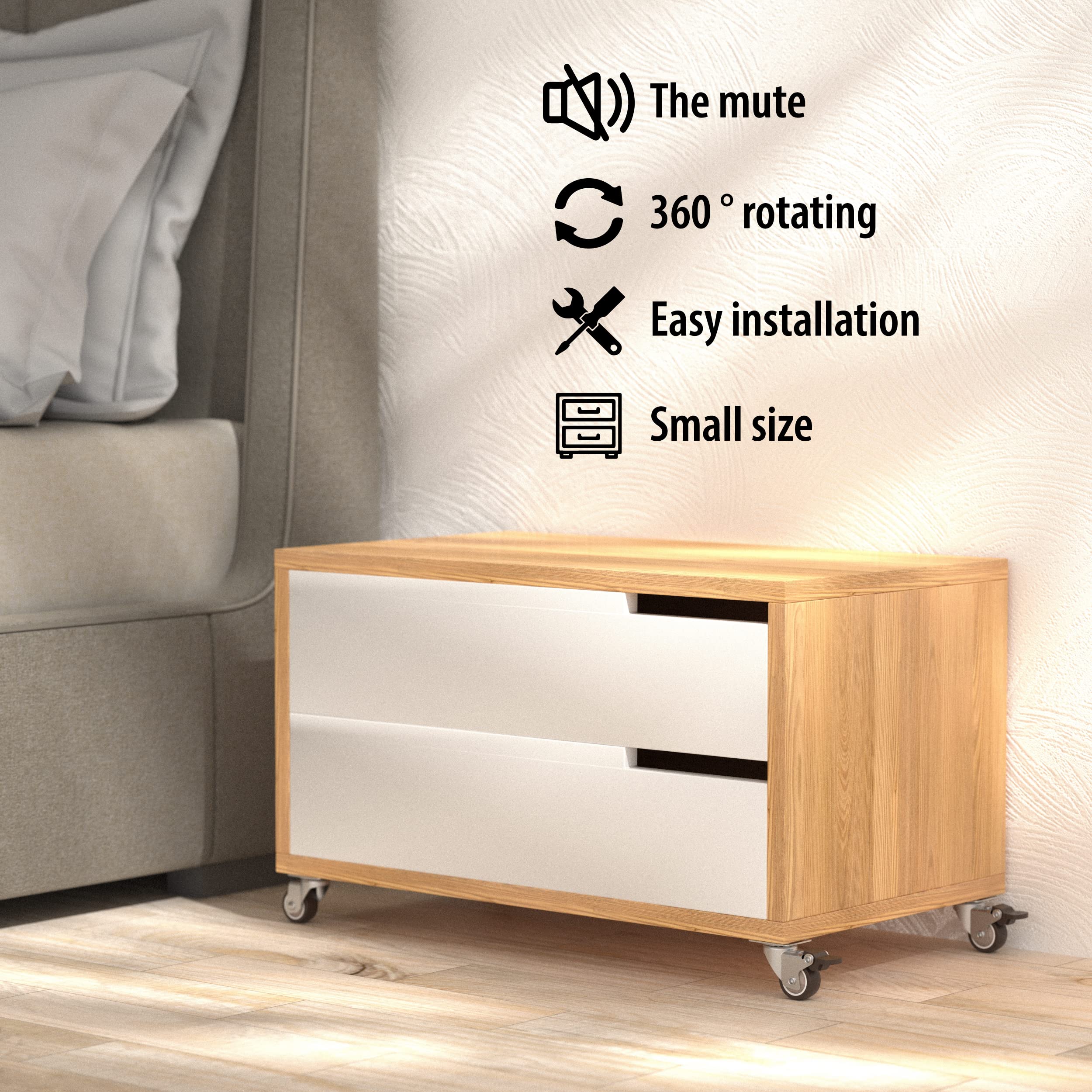 1 inch swivel casters wheels plate casters light duty furniture