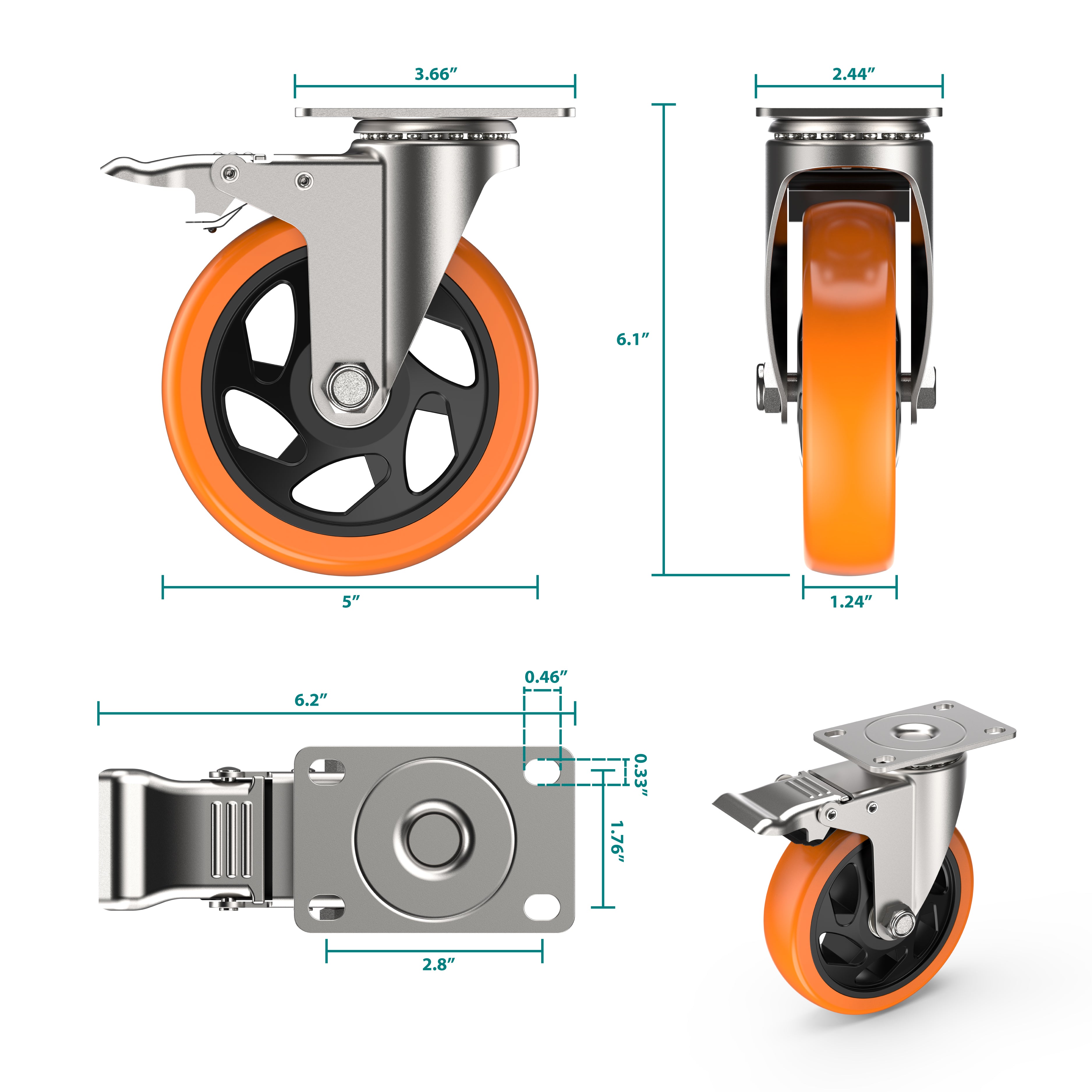 swivel casters