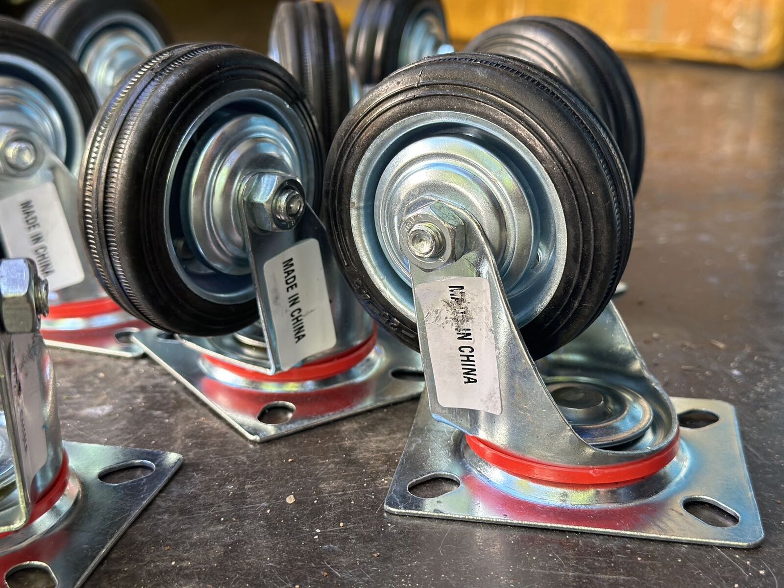 How Do Retractable Casters Enhance Workspace Safety?