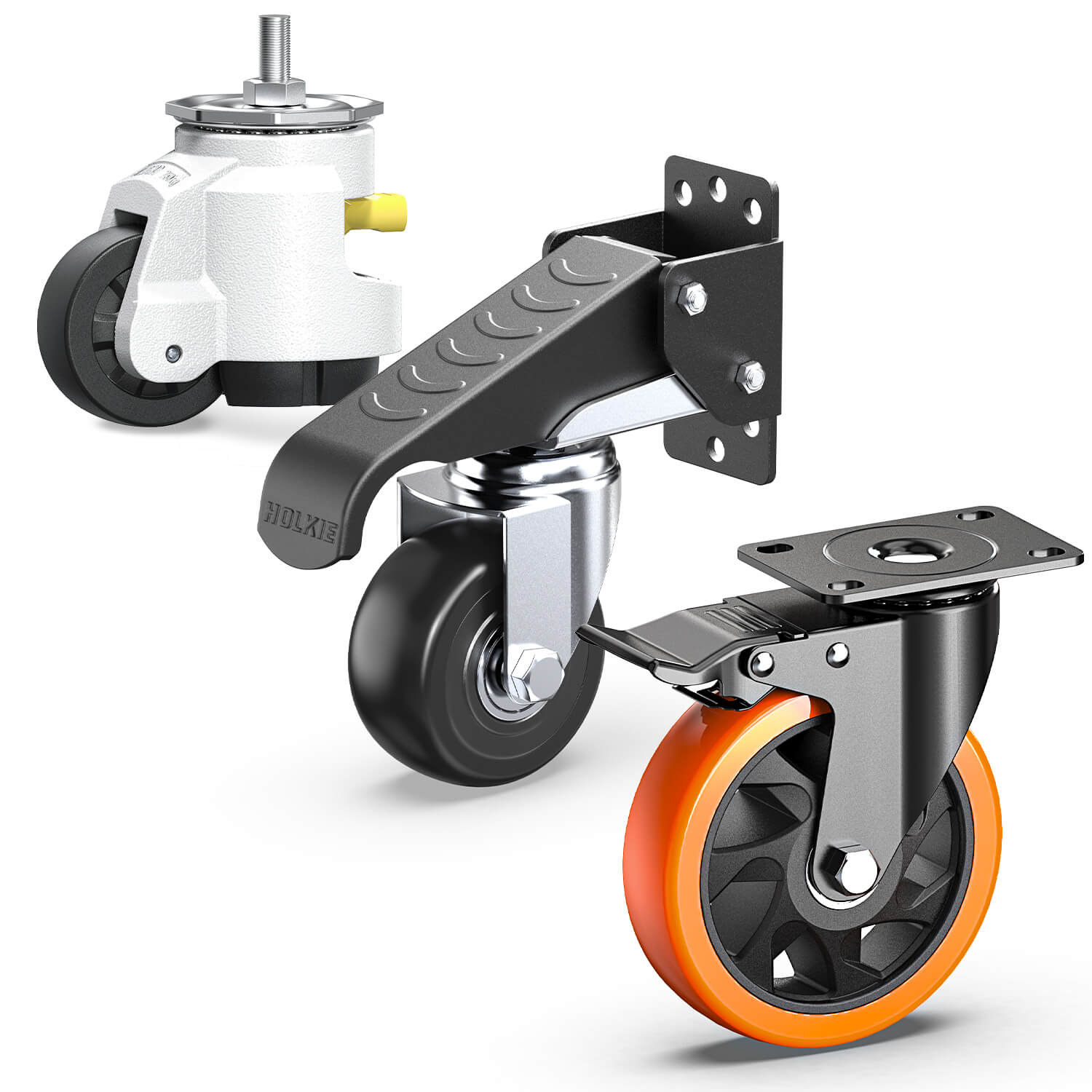 Heavy Duty Casters (Over 1,000LBs. Capacity)