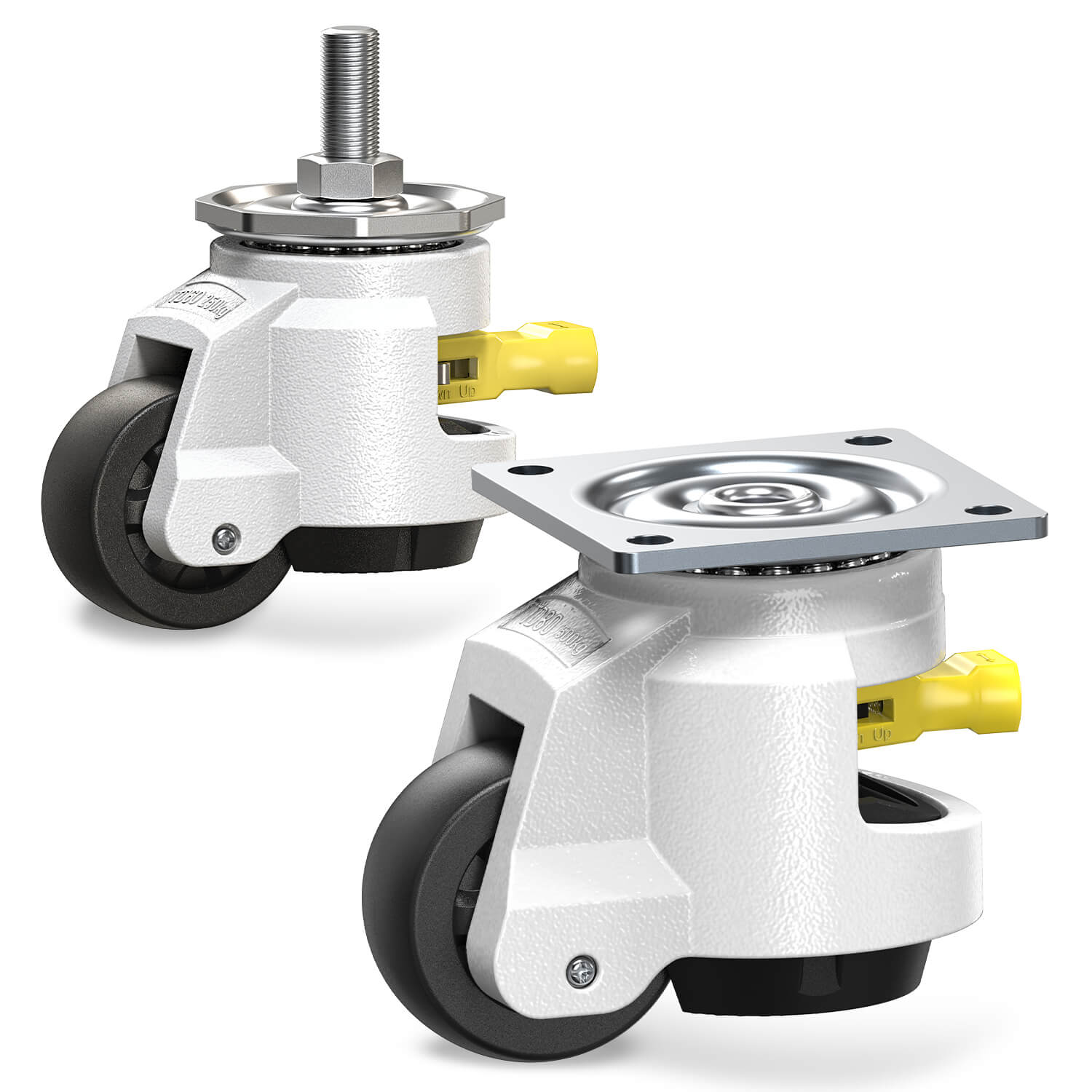 Leveling Casters for Workbenches & Heavy Machinery – Up to 4,960 lb