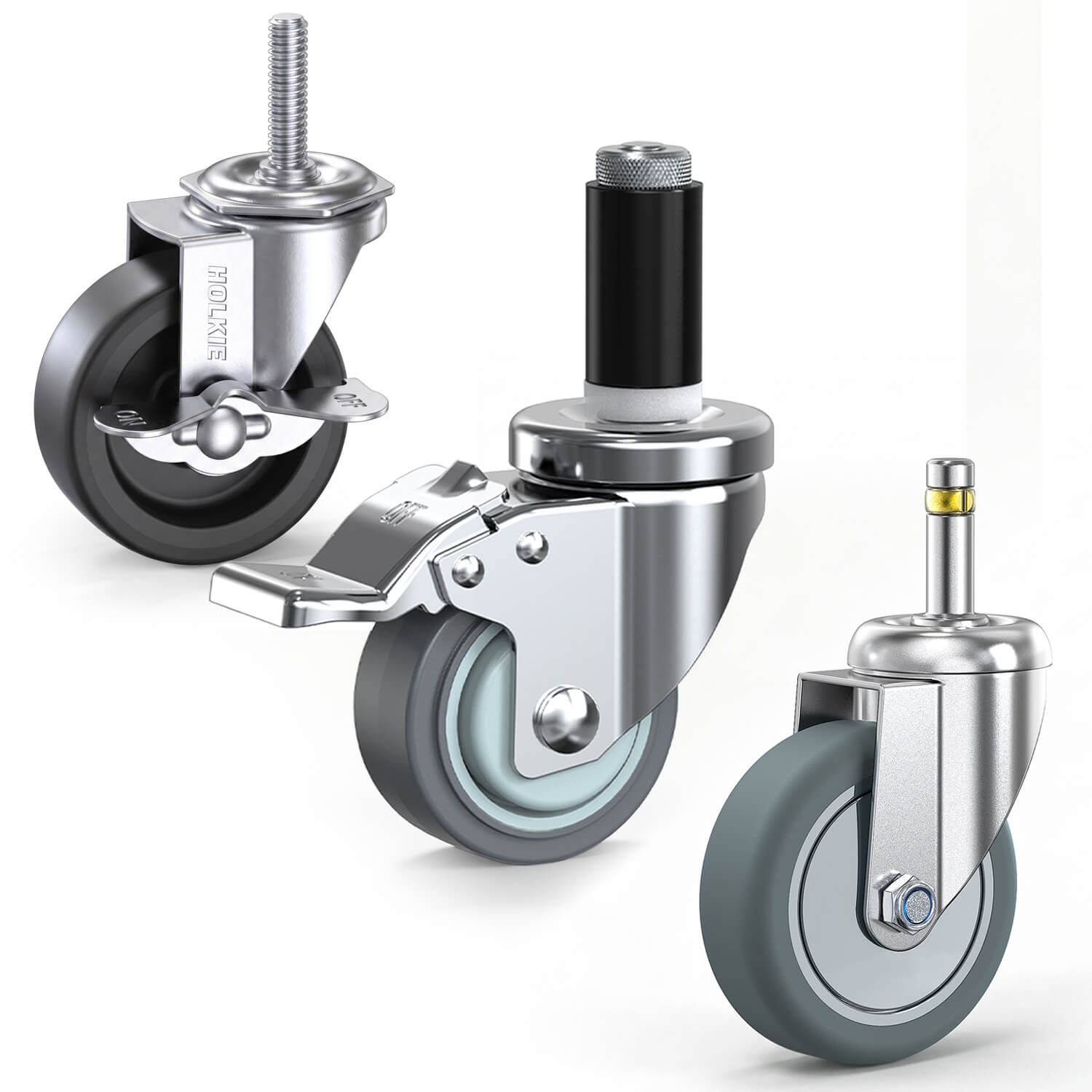 Stem Casters & Stem Caster Wheels | Threaded, Grip Ring & Heavy Duty Options