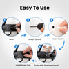 Coat Rack Wall Mount Black
