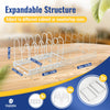 Expandable Pot and Pan Organizer Rack White