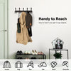 Coat Rack Wall Mount Black