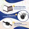 Expandable Pot and Pan Organizer Rack Brown