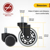 Precision measurements of 11mm stem diameter and 22mm wheel width - Holkie