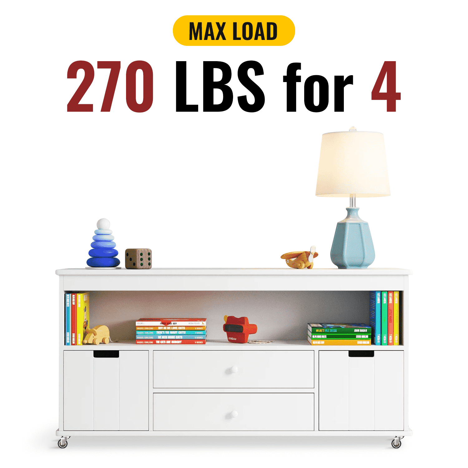 2 inch brown plate caster load  270lbs  heavy - Holkie