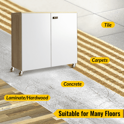 2-inch plate casters suitable for many floors in smooth mobility - Holkie