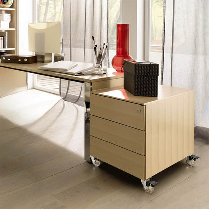 2 in Clear Furniture Plate Casters with Brake