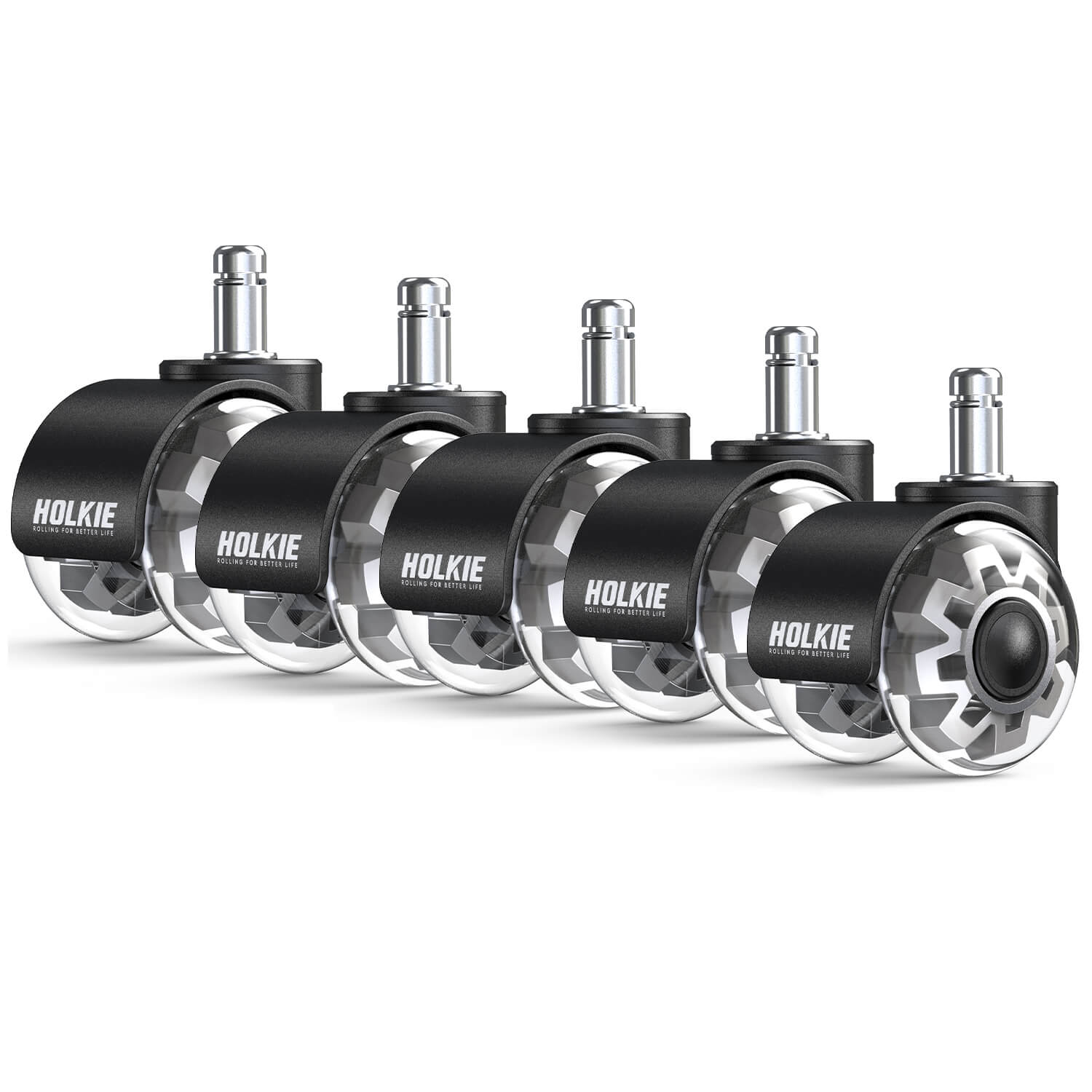 2 Inch Office Chair Wheels Replacement Set