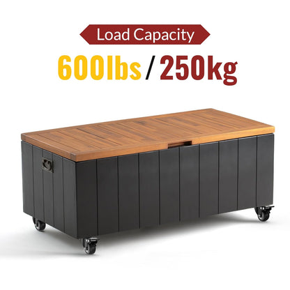 2 in Plate Casters Black without Brake