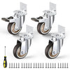 3 in L-Shaped Casters