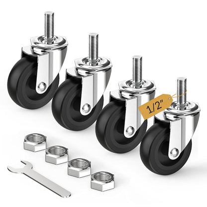 3 inch without Brake 1/2" -13 x 1-1/2" (Stem Length 1-1/2")