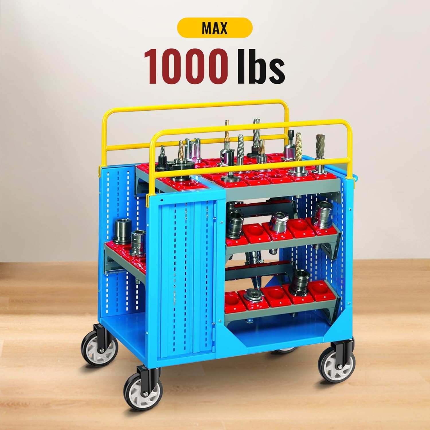 1000lb capacity 5" casters no brake 3/8"-16 threaded stem- Holkie