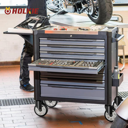 Tool cabinet on 5" no brake wheels - Holkie