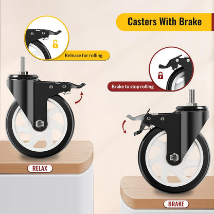 Total lock industrial casters - Holkie