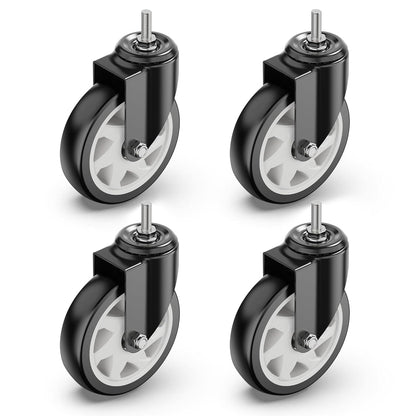 5 inch 3/8"-16 x 1" threaded stem no brake - Holkie