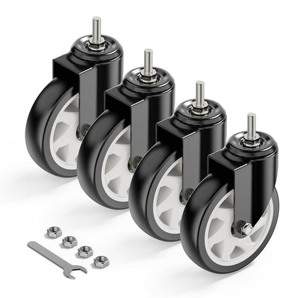 5 inch stem caster no brake 3/8