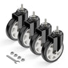 5 inch stem caster no brake 3/8