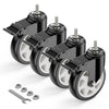 5 inch stem caster total lock 3/8
