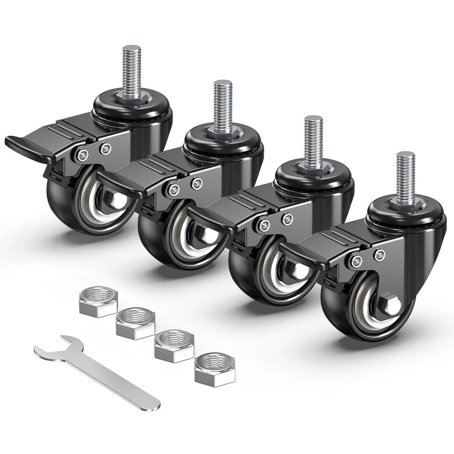 2 Inch Threaded Stem Casters (3/8"-16 & 5/16"-18)