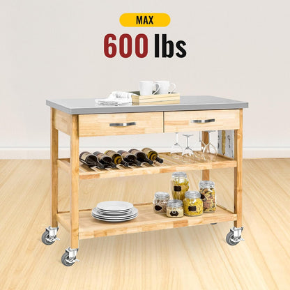 600lb weight secured by side brake on 3-inch casters - Holkie