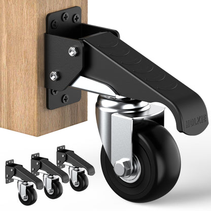 Retractable Casters with Lifting and Lowering Function