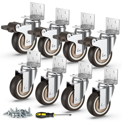 2 in L-Shaped Casters