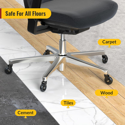 Black Office Chair Wheels 11x22mm