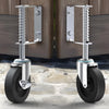 4in Gate Wheels with Spring Loaded Side Brake
