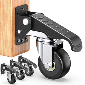 Retractable Casters with Lifting and Lowering Function