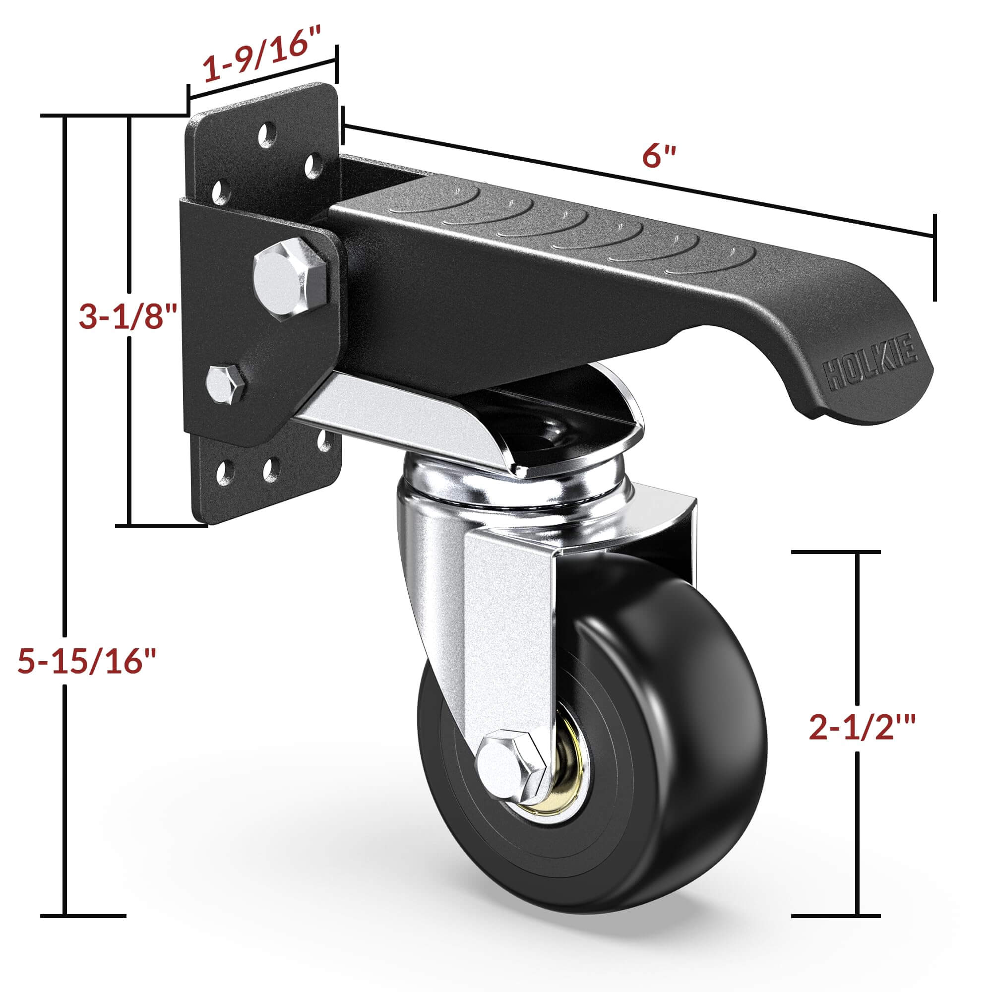 Retractable Casters with Lifting and Lowering Function