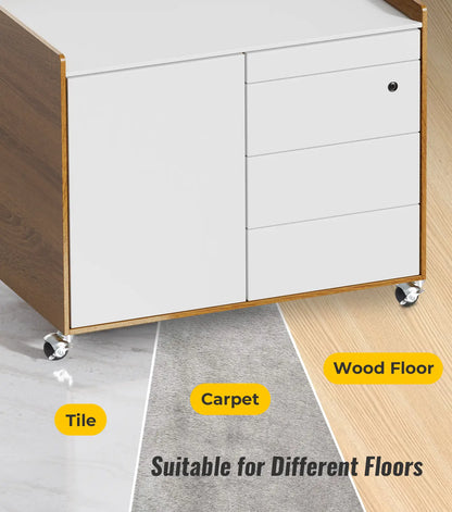 Chrome ball caster socket and grip ring stem suitable for tile, carpet, wood floor