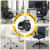 dual rubber office caster wheel compatible with a variety chair, executive chair, gaming chair, lounge chair, office chair - Holkie