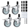 Adjustable Expanding Stem Casters 5 inches
