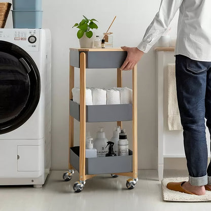 2 in Ball Stem Casters Grey with Brake 5/16" x 1-1/2"