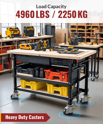 Heavy duty leveling caster with threaded stem TD100 strong load capacity - Holkie