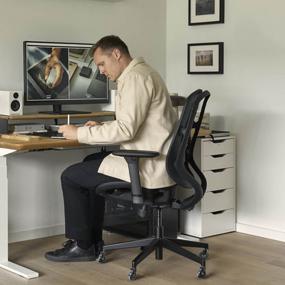 Black Office Chair Wheels 10x22mm