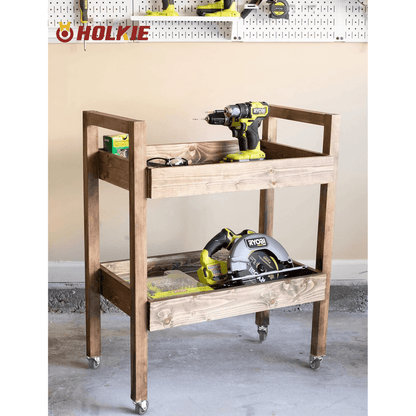 5/16" threaded stem casters without brake real-world usage scenario tool shelf