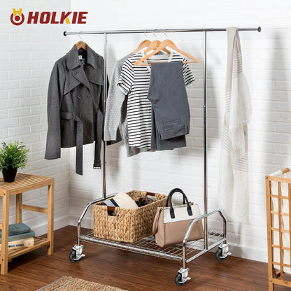 Stem caster on clothing rack - Holkie
