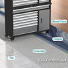 Plate casters moving smoothly on hardwood, tile and carpet floors - Holkie