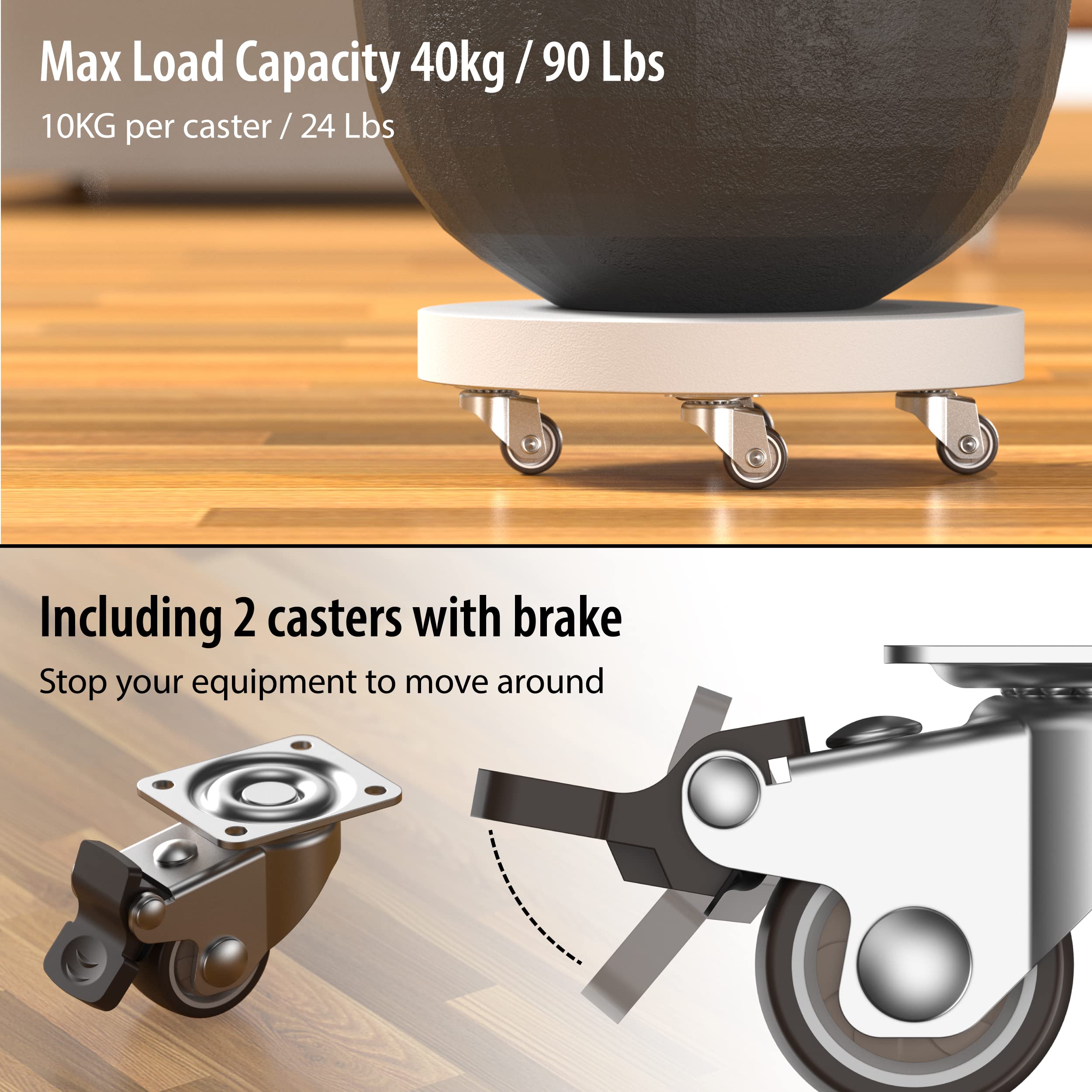 swivel casters wheels plate casters light duty 1 inch furniture