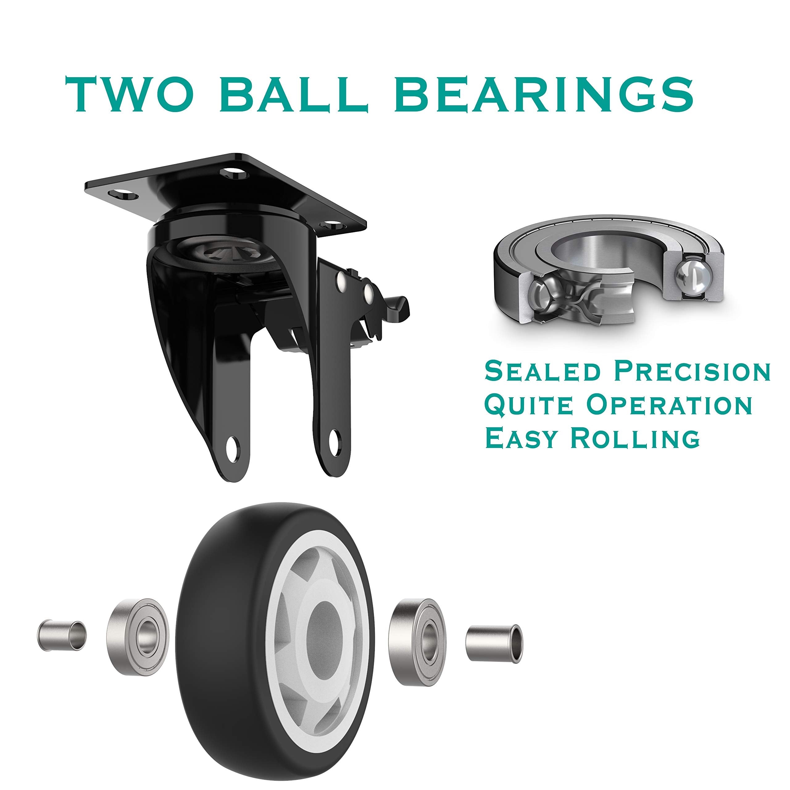 caster wheels heavy duty